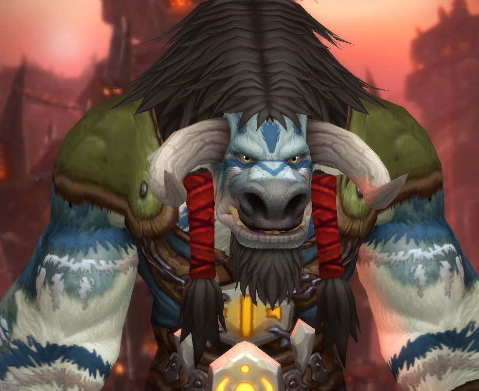 Personnalisation Tauren à Shadowlands : coiffure