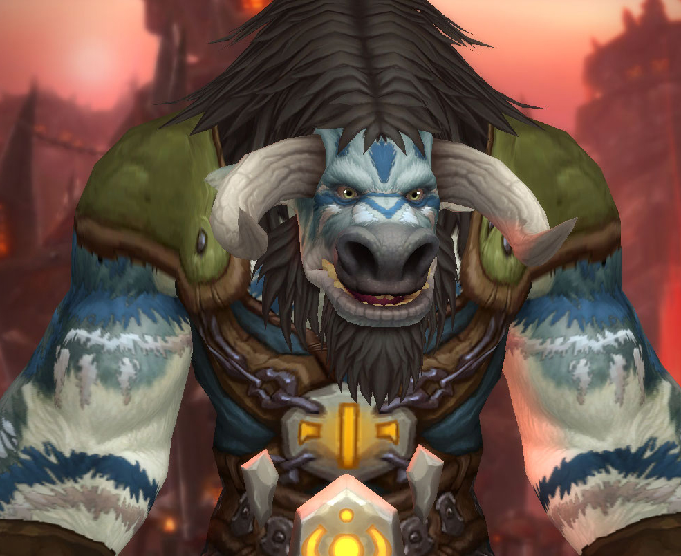 Personnalisation Tauren à Shadowlands : coiffure