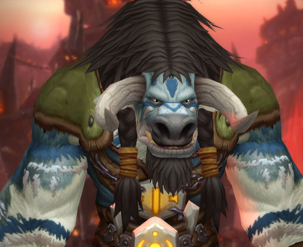 Personnalisation Tauren à Shadowlands : coiffure