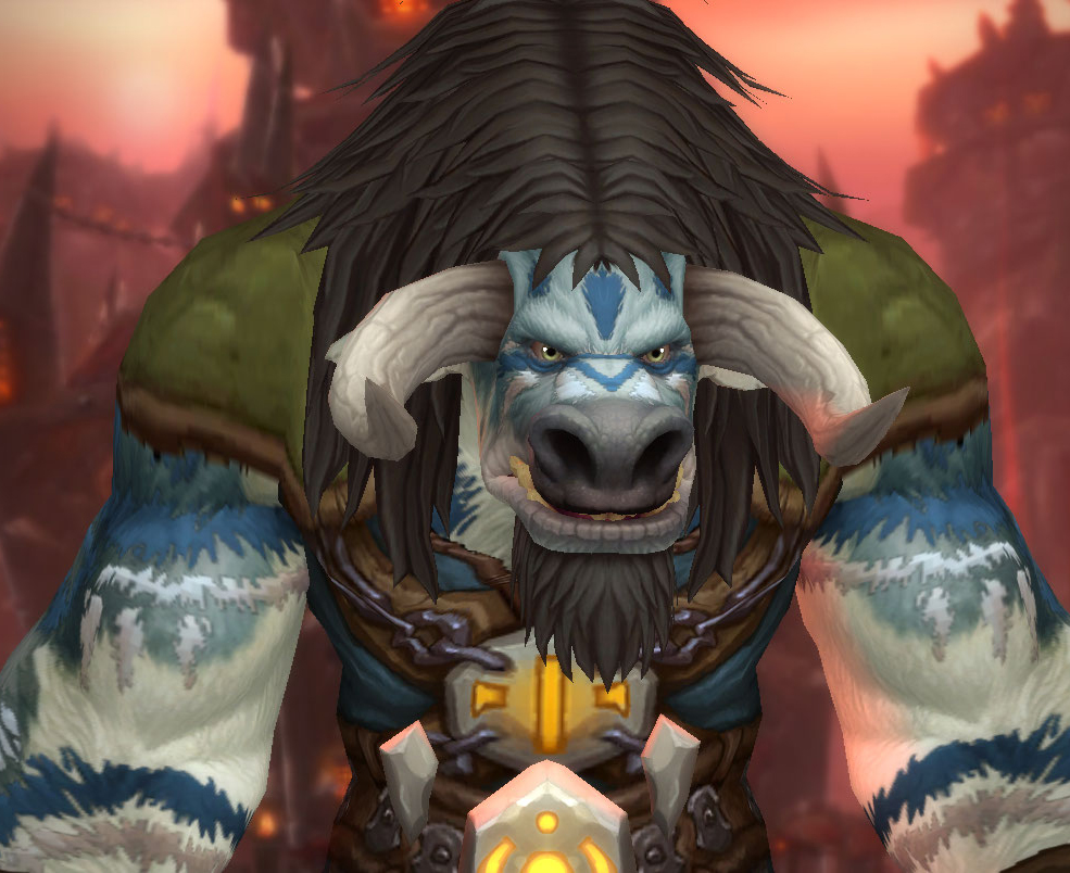 Personnalisation Tauren à Shadowlands : coiffure