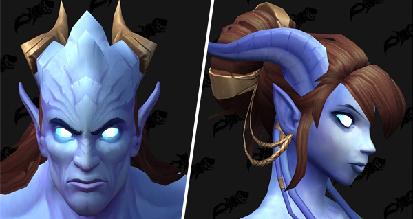 shadowlands - build 34821 : options de personnalisation draenei