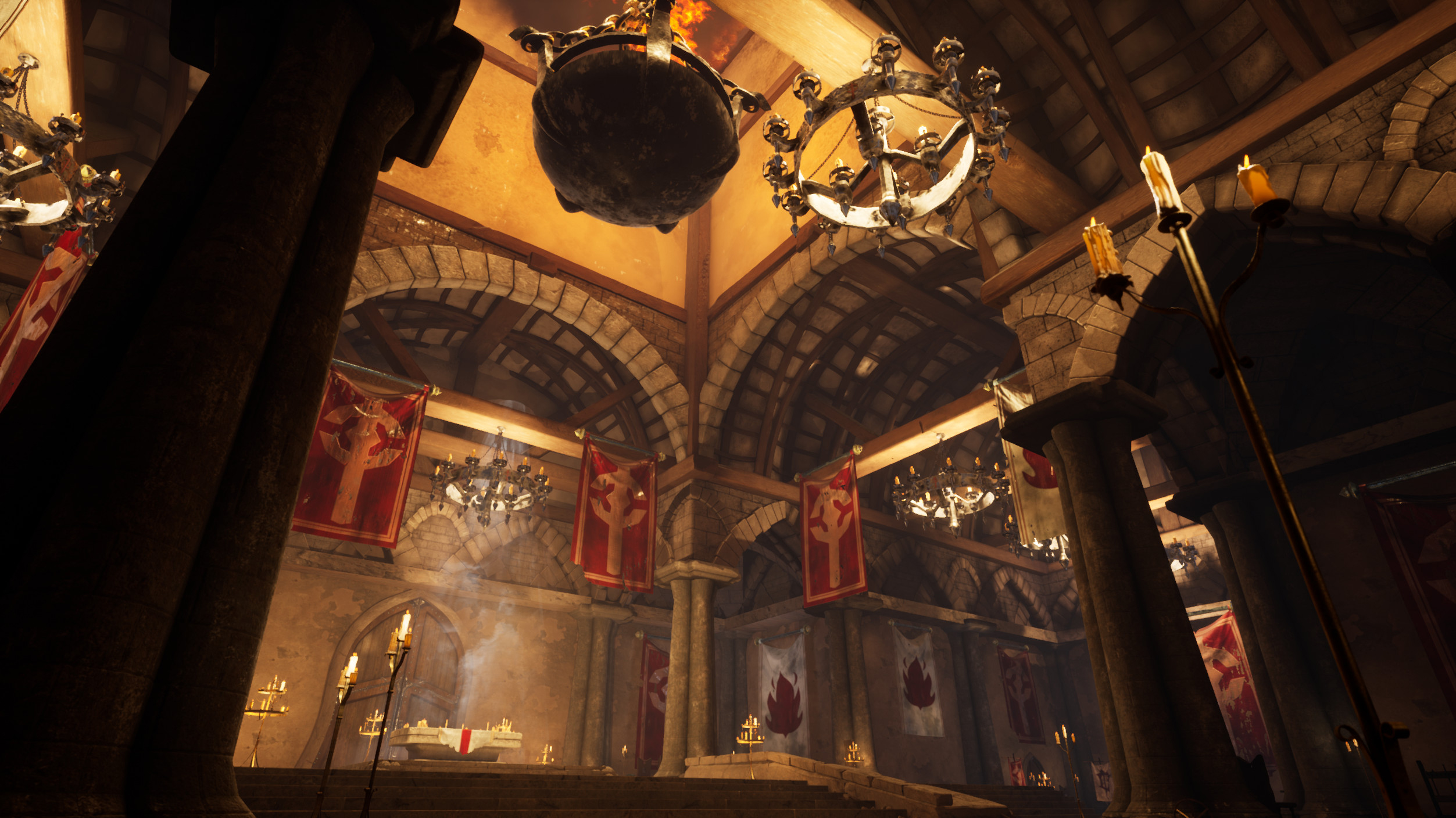 Monastère écarlate (Unreal Engine 4) par David Chan
