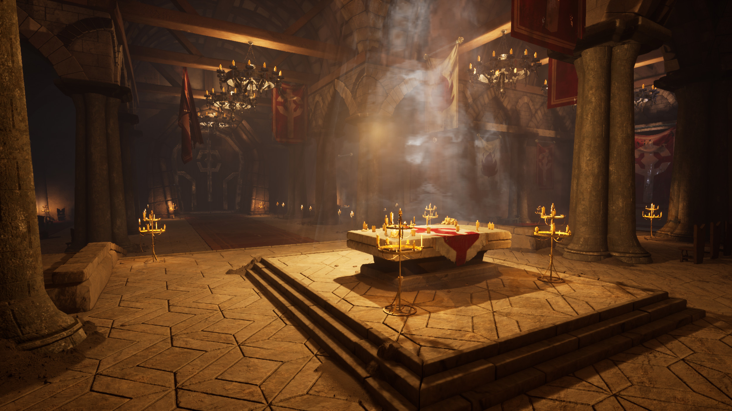 Monastère écarlate (Unreal Engine 4) par David Chan