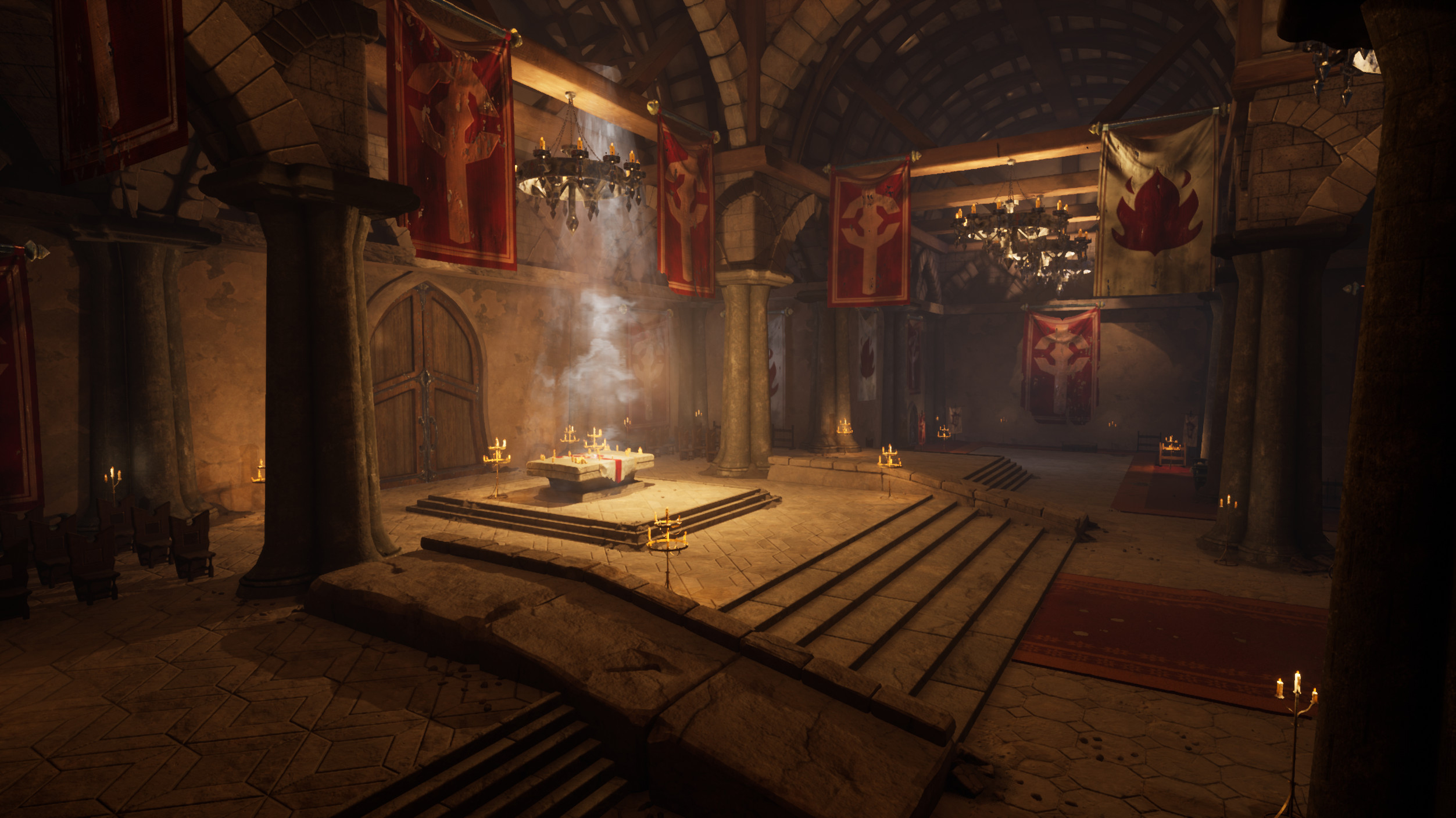 Monastère écarlate (Unreal Engine 4) par David Chan