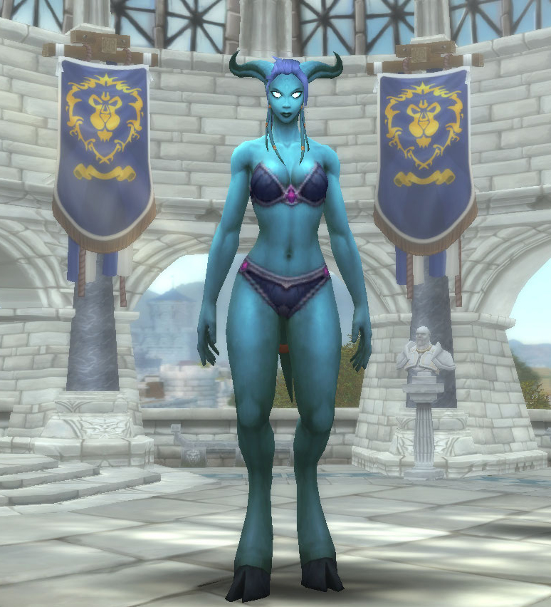 Nouvelle couleur de peau Draenei (F)