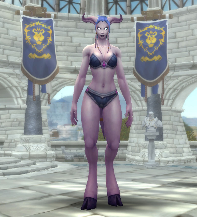 Nouvelle couleur de peau Draenei (F)