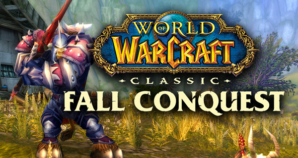 wow classic : le tournoi fall conquest 15 vs 15 du 3 au 18 octobre 2020
