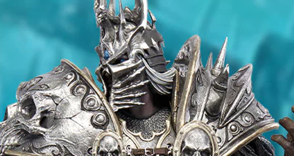 une nouvelle statue du roi-liche en vente sur la boutique blizzard gear