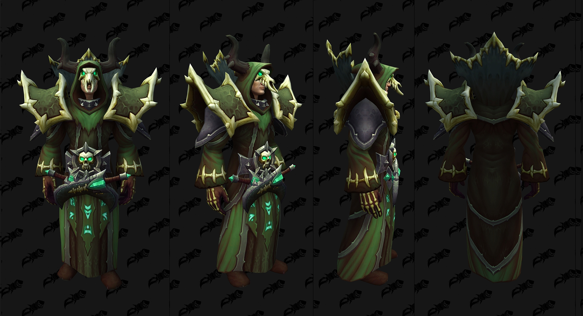Ensemble de congrégation Nécro-seigneurs : Nécromancien (version 2) au patch 9.1