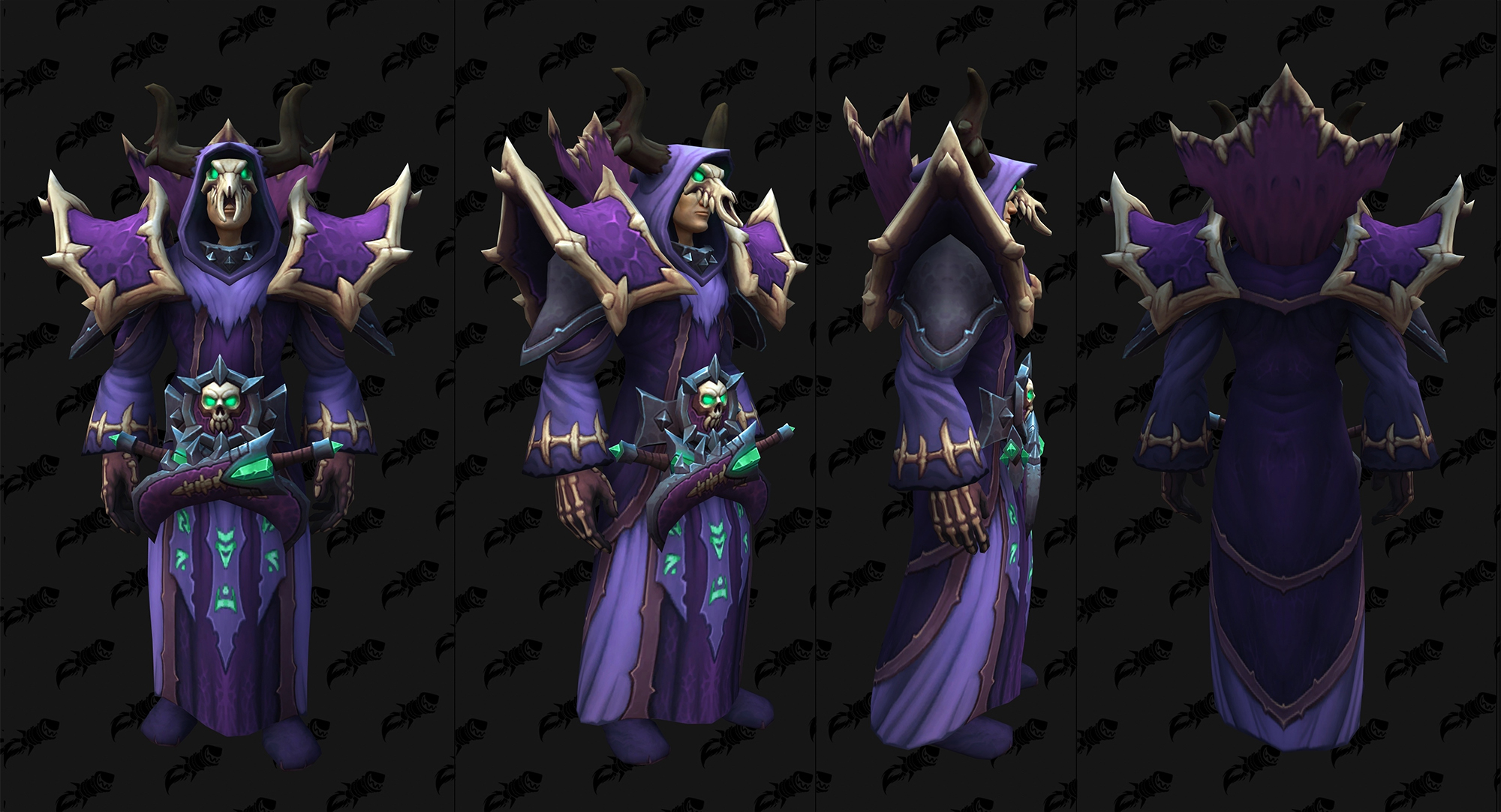 Ensemble de congrégation Nécro-seigneurs : Nécromancien (version 3) au patch 9.1