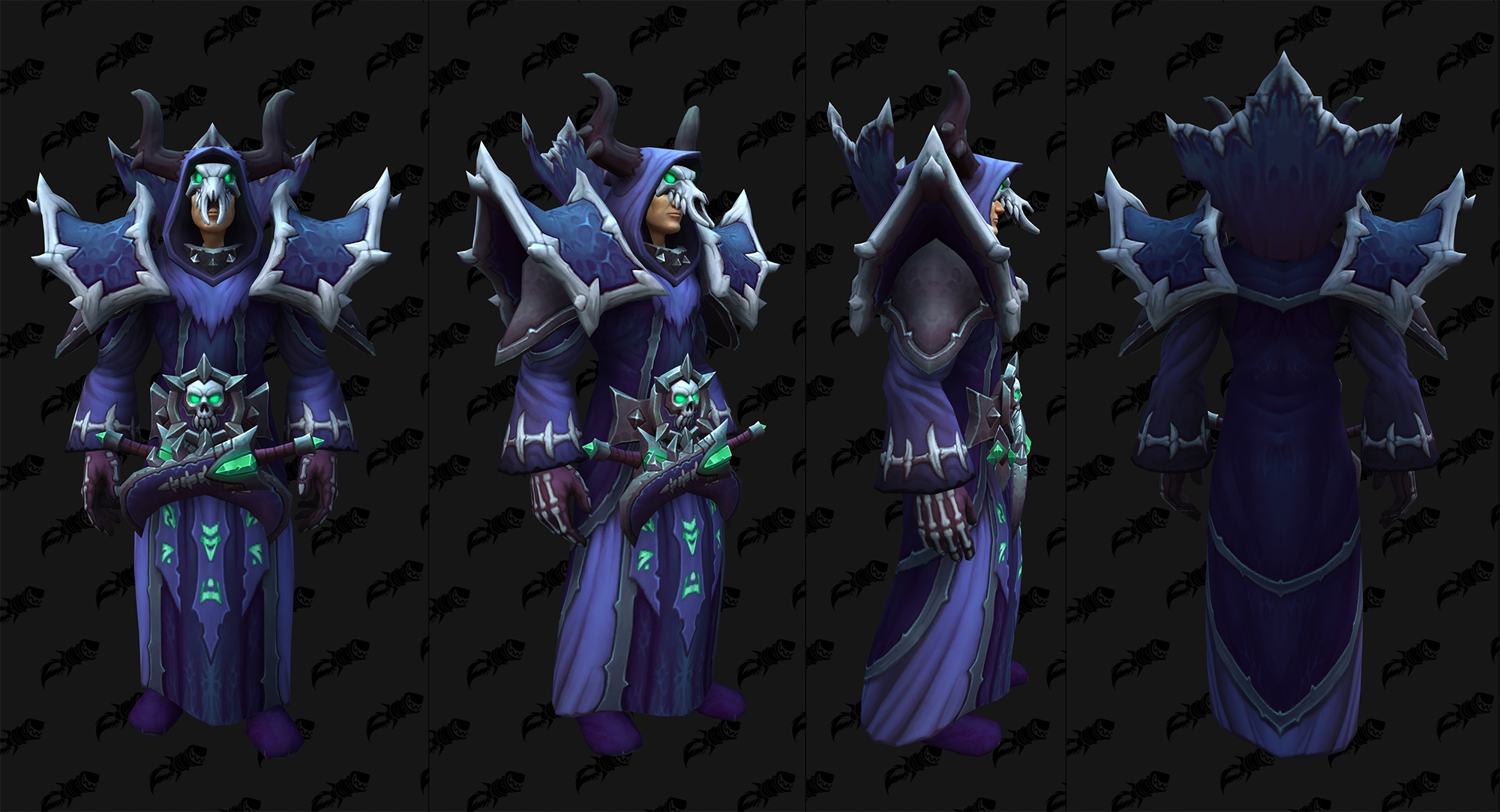 Ensemble de congrégation Nécro-seigneurs : Nécromancien (version 4) au patch 9.1