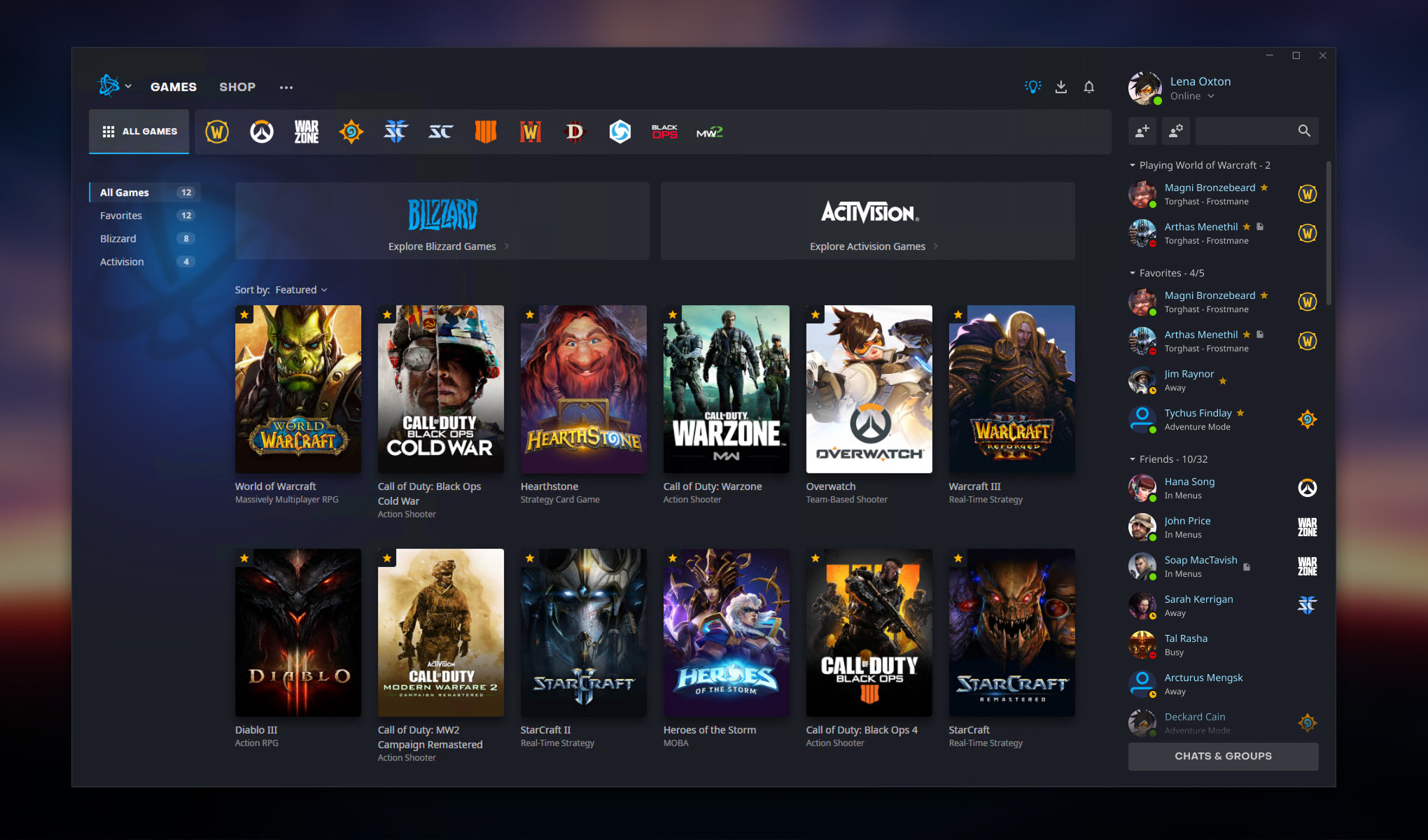 Nouvelle version du launcher Battle.net