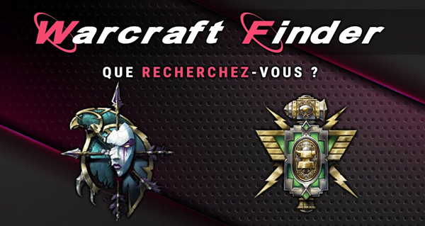 warcraft finder : le site pour creer votre equipe en mythique + ou en raid