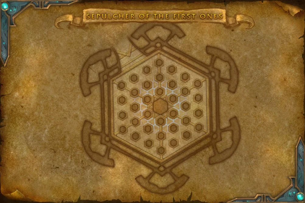 Patch 9.2 : Carte du sépulcre des Fondateurs