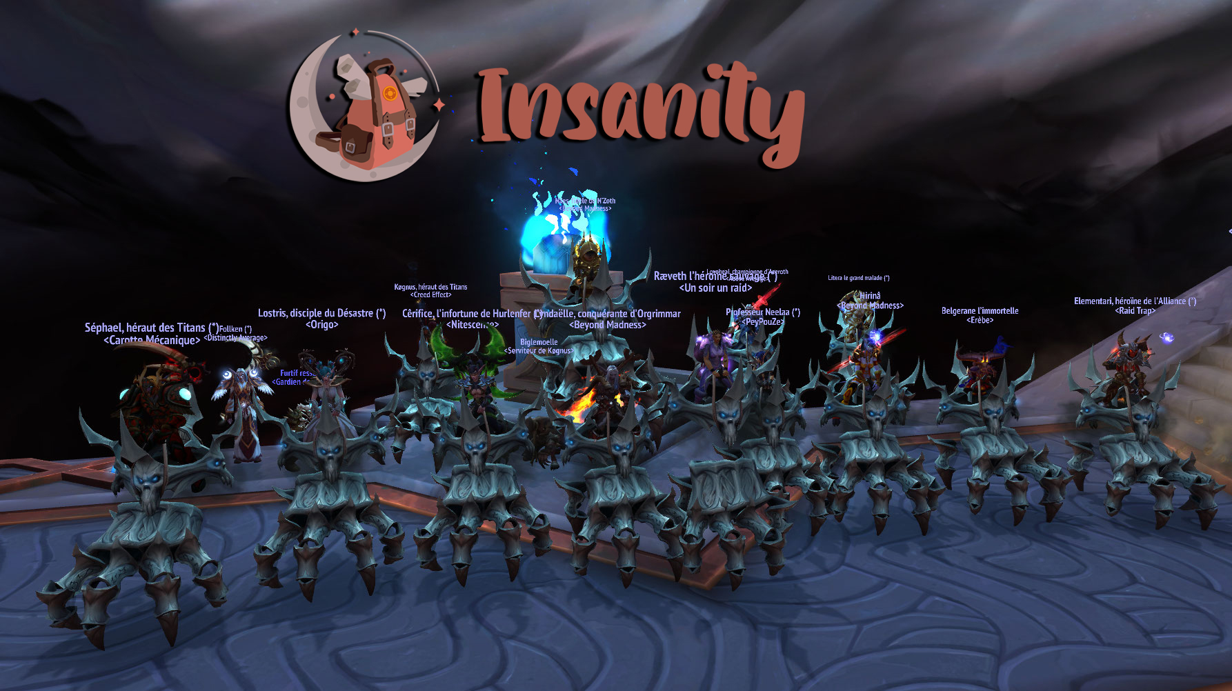 La communauté d'Insanity (capture d'écran envoyée par Silëx)