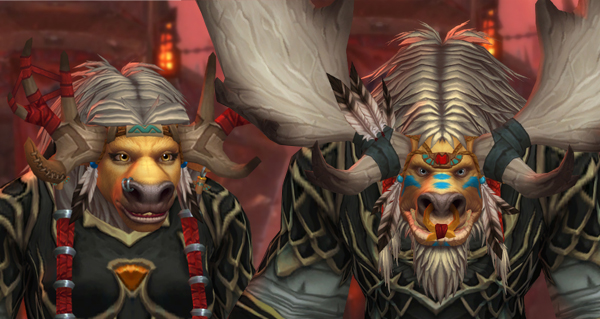 tauren de haut-roc : les nouvelles options de personnalisation au patch 9.1.5
