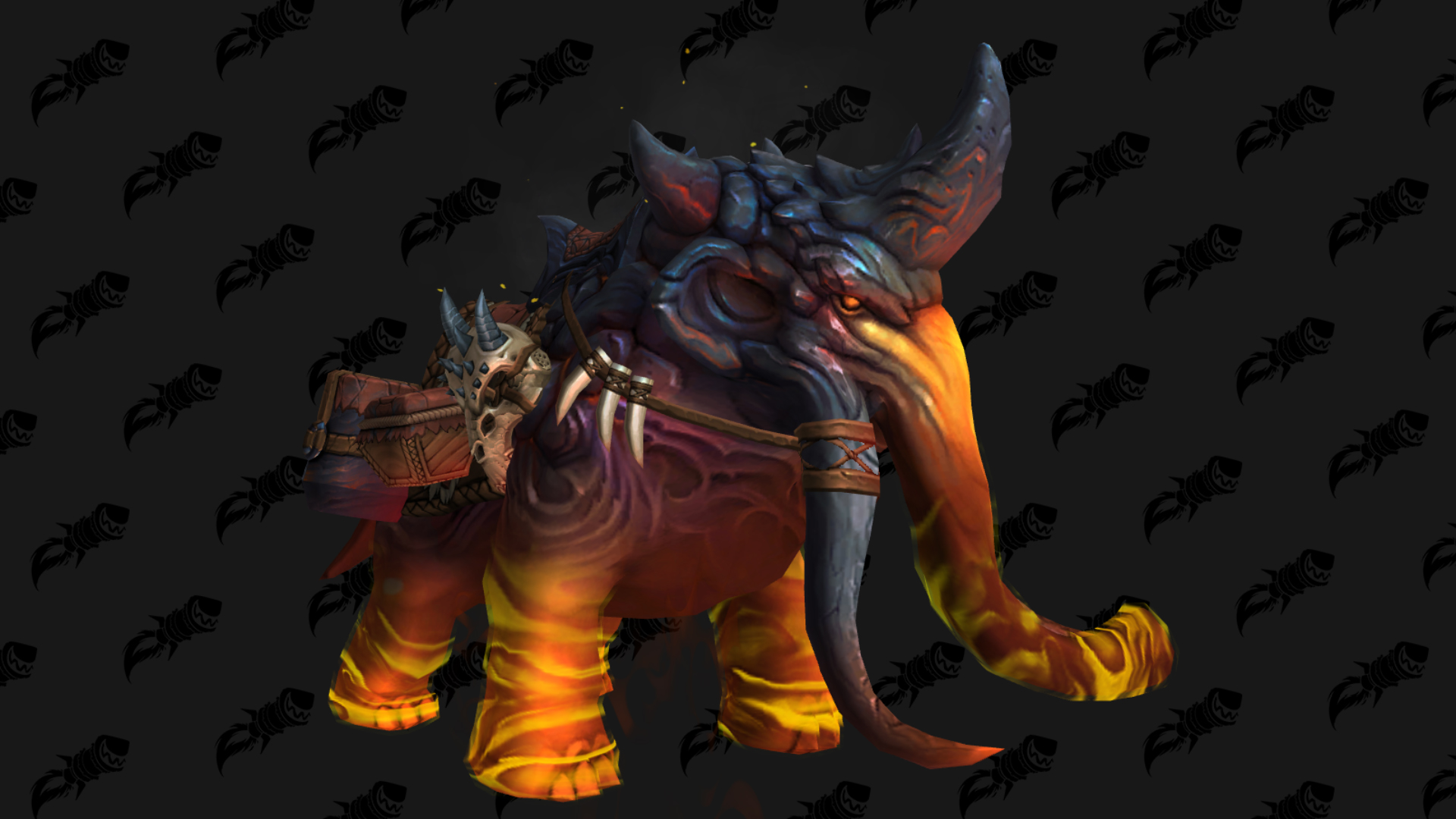 Dragonflight : monture Orange Lava Mammoth