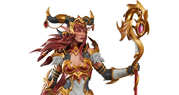 la statuette alexstrasza disponible a la pre-commande sur le blizzard gear store