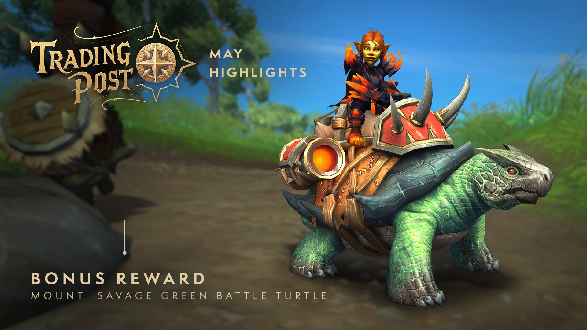 Monture bonus du Comptoir : Savage Green Battle Turtle