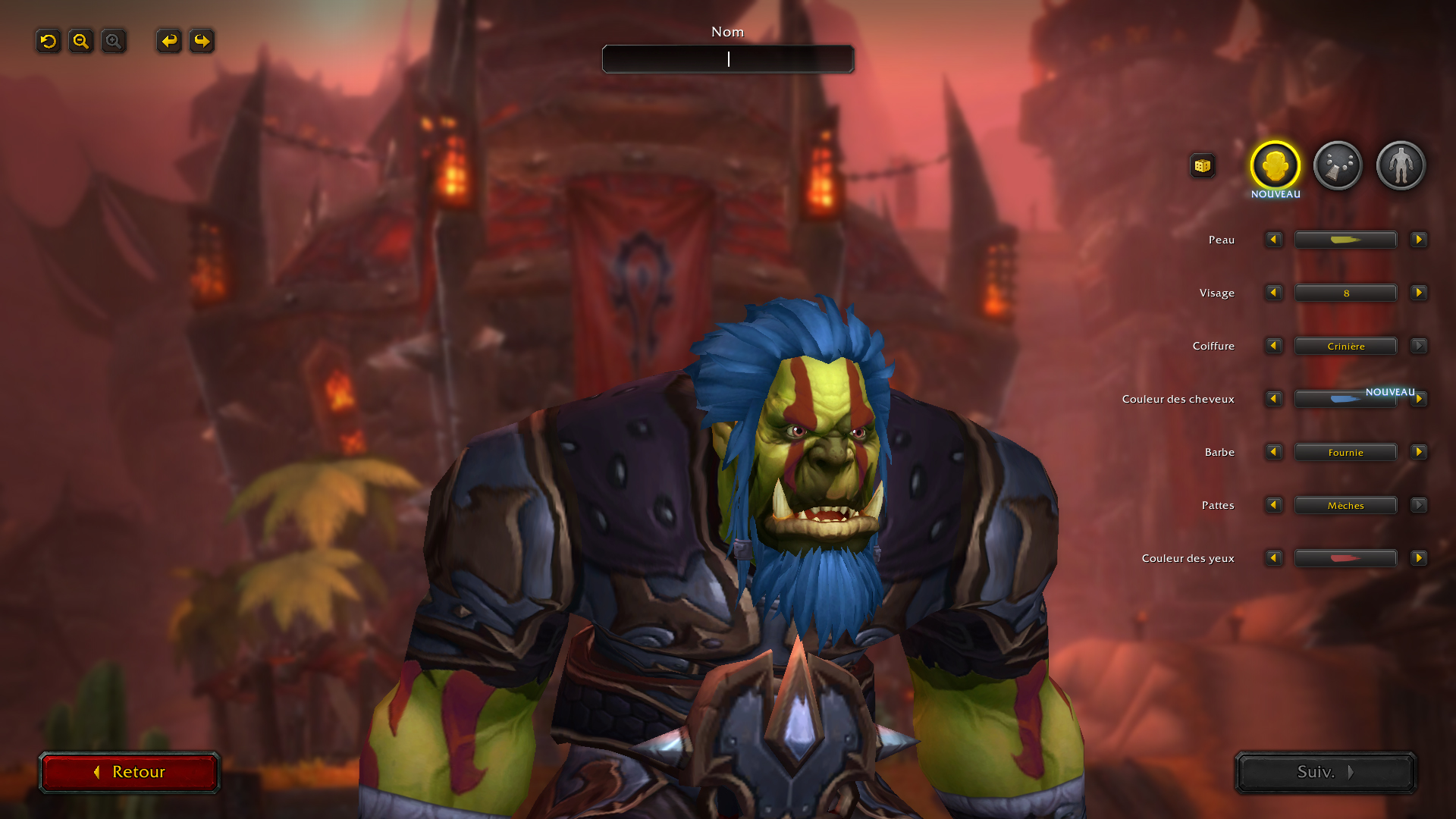 Patch 10.0.7 : Cheveux Orc (coloris 12)