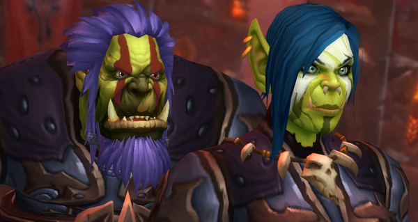 patch 10.0.7 : 5 nouvelles couleurs de cheveux pour les orcs