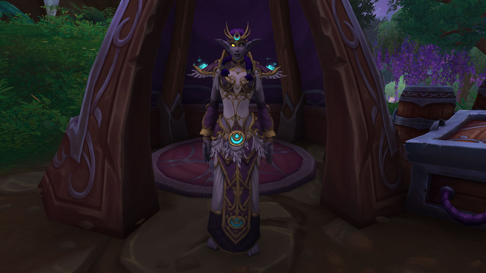 Dragonflight : Prêtresse de la lune Lasara, l'intendante de Renom des Gardiens du Rêve