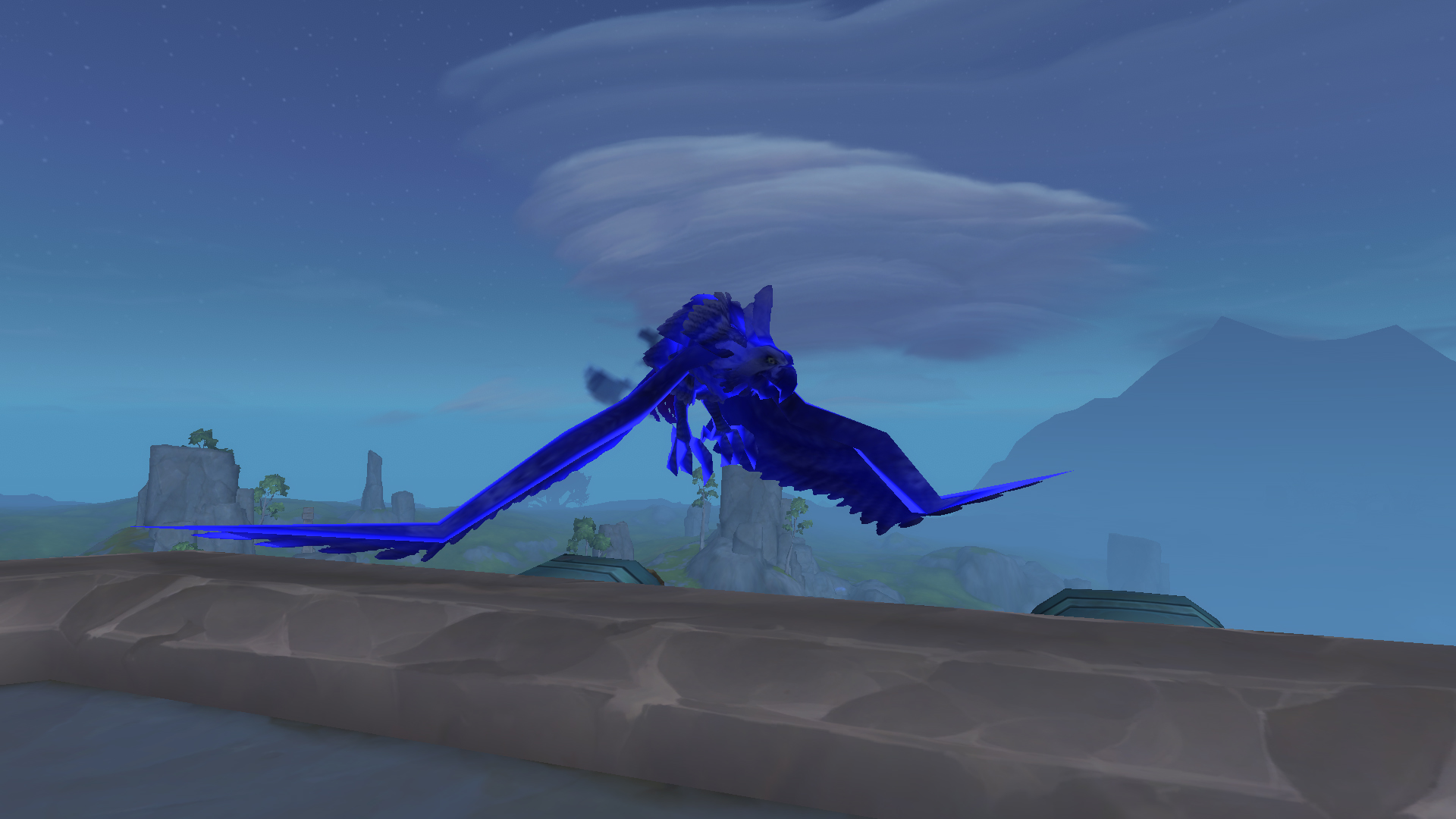 Mascotte The War Within patch 11.1.5 : Cage de perroquet (Perroquet marqué par le Vide)