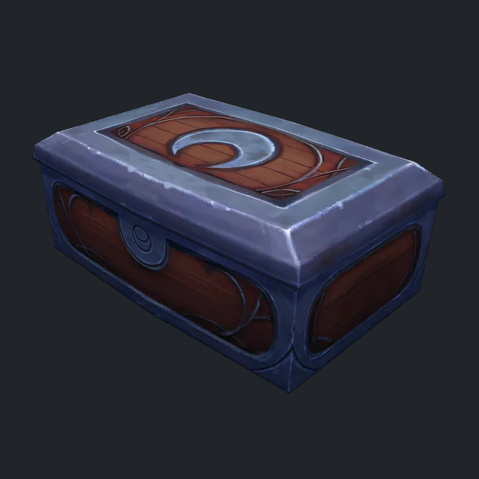 Caisse de stockage bénie par la lune