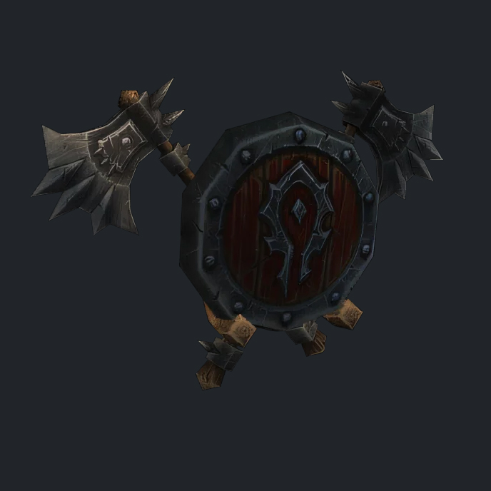 Décoration Housing (WoW) : Emblème de bataille de la Horde