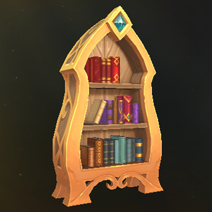 Étagère de livres de magistère