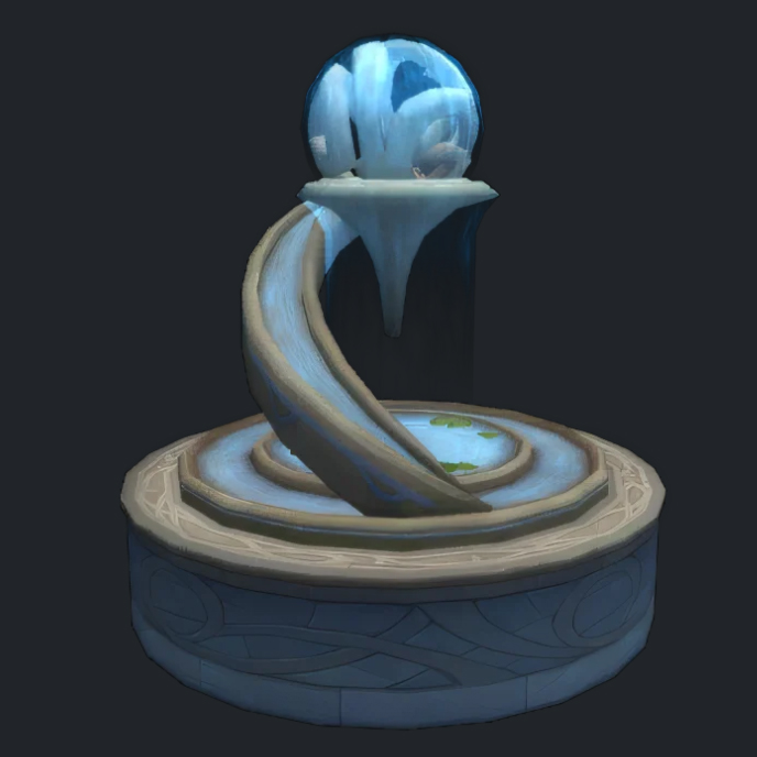 Décoration Housing (WoW) : Fontaine de jardin de magistrice