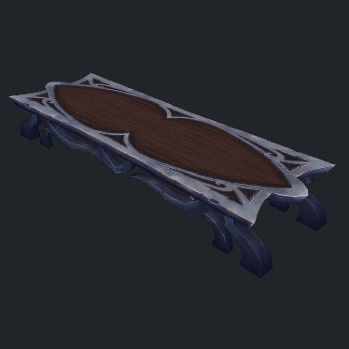 Table de Suramar ornée