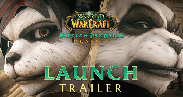 mists of pandaria classic : nouvelle bande-annonce pour son lancement !