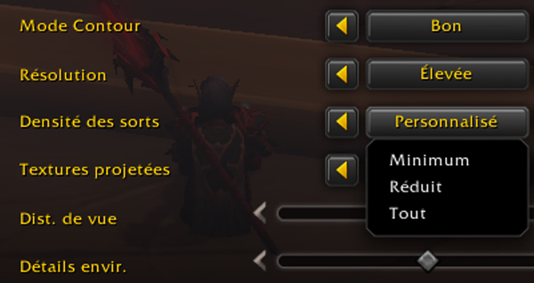 patch 11.2 : modifiez la densite des sorts grace aux options