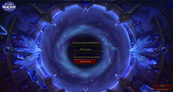 midnight : apercu de l'ecran de connexion de la prochaine extension