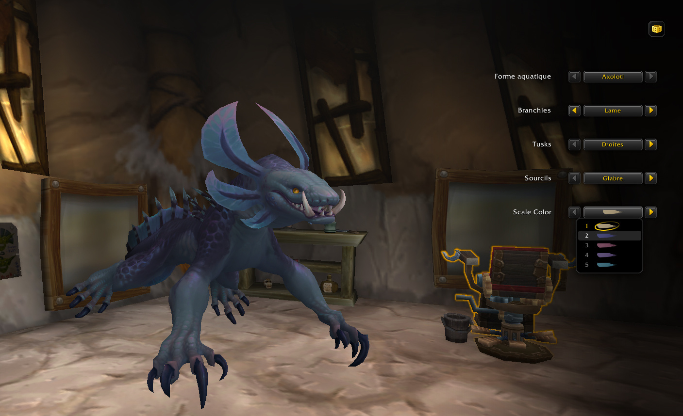 Haranir Druide : Forme aquatique