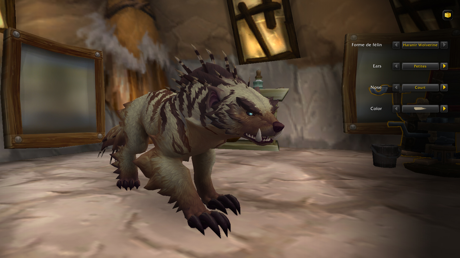 Haranir Druide : Forme de félin