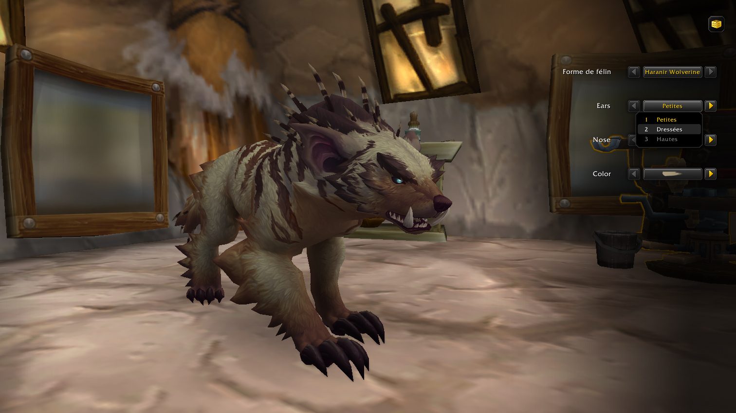 Haranir Druide : Forme de félin