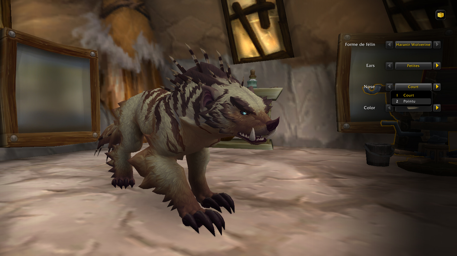 Haranir Druide : Forme de félin