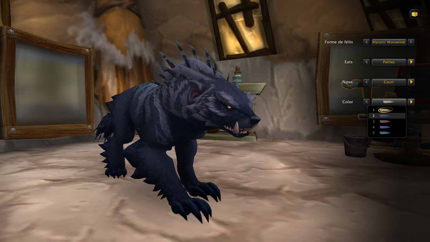 Haranir Druide : Forme de félin