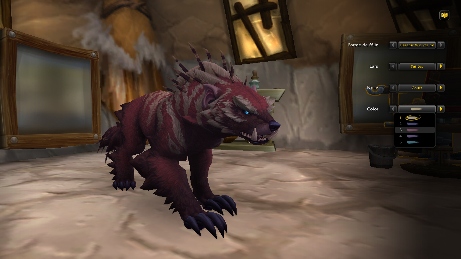 Haranir Druide : Forme de félin