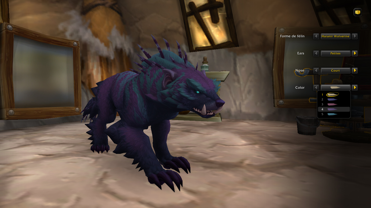 Haranir Druide : Forme de félin