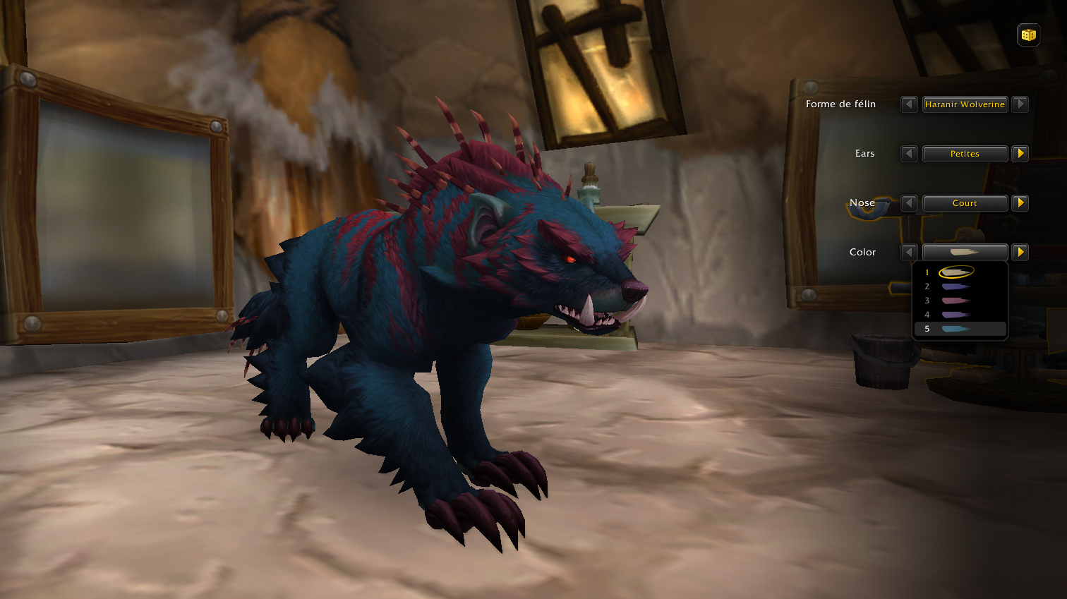 Haranir Druide : Forme de félin