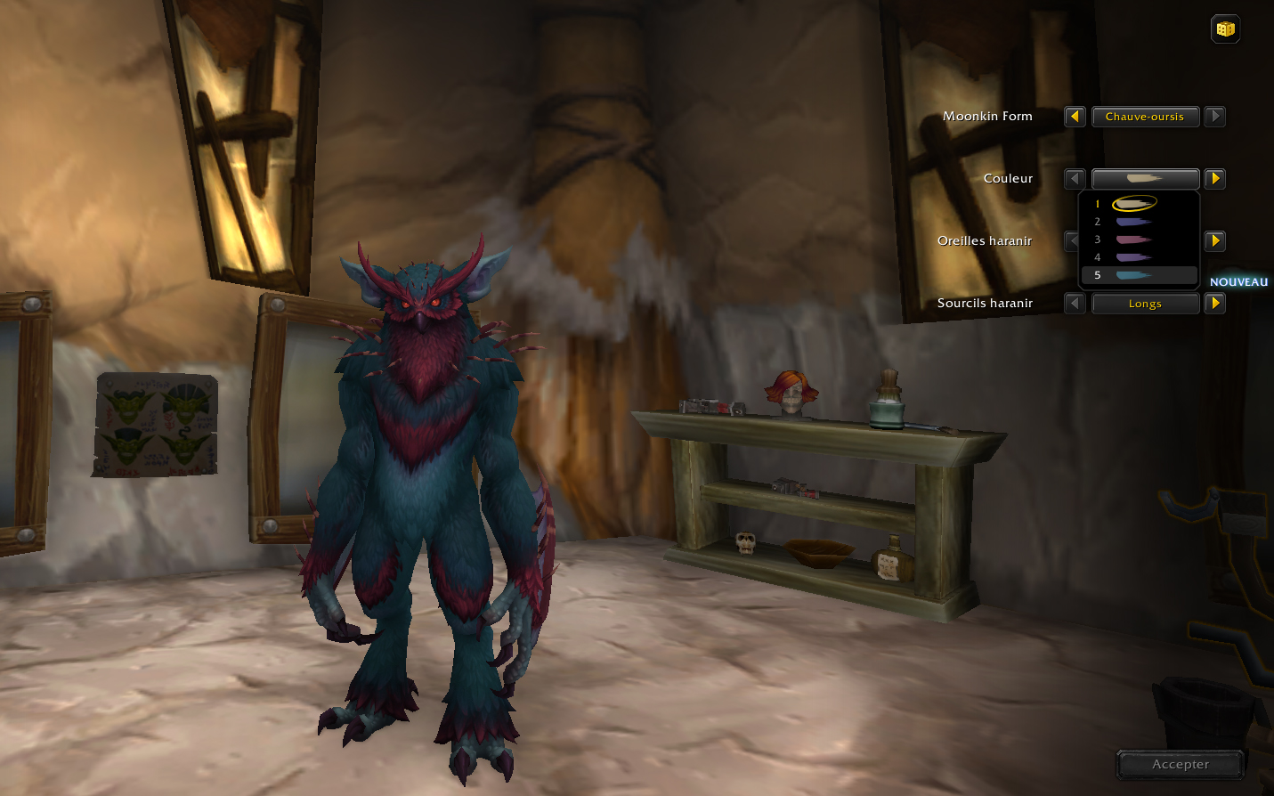 Haranir Druide : Forme de sélénien