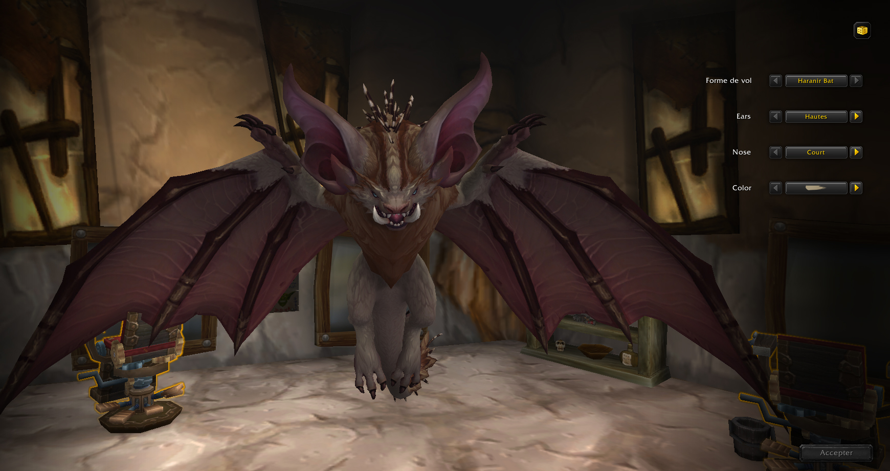 Haranir Druide : Forme de vol