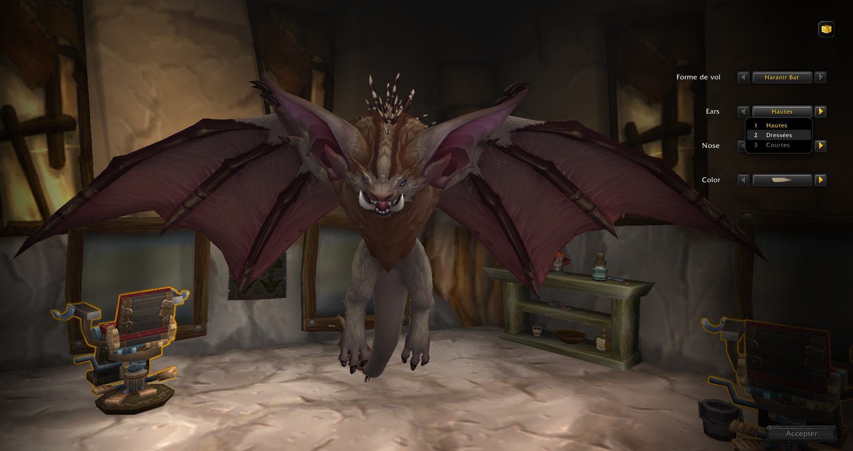 Haranir Druide : Forme de vol