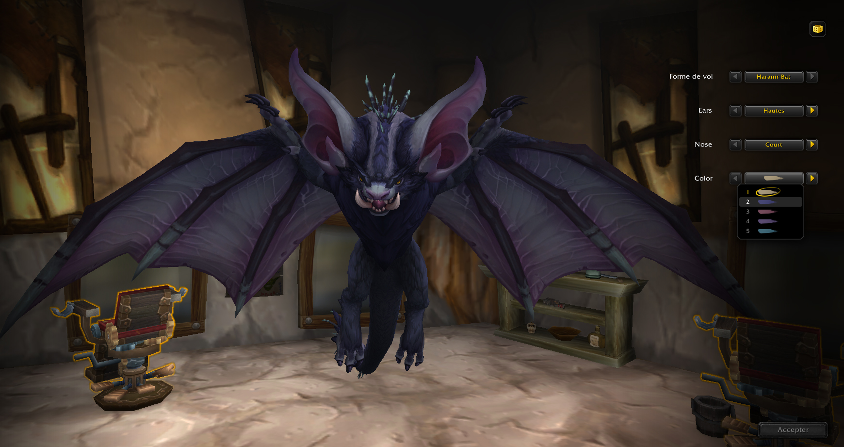 Haranir Druide : Forme de vol