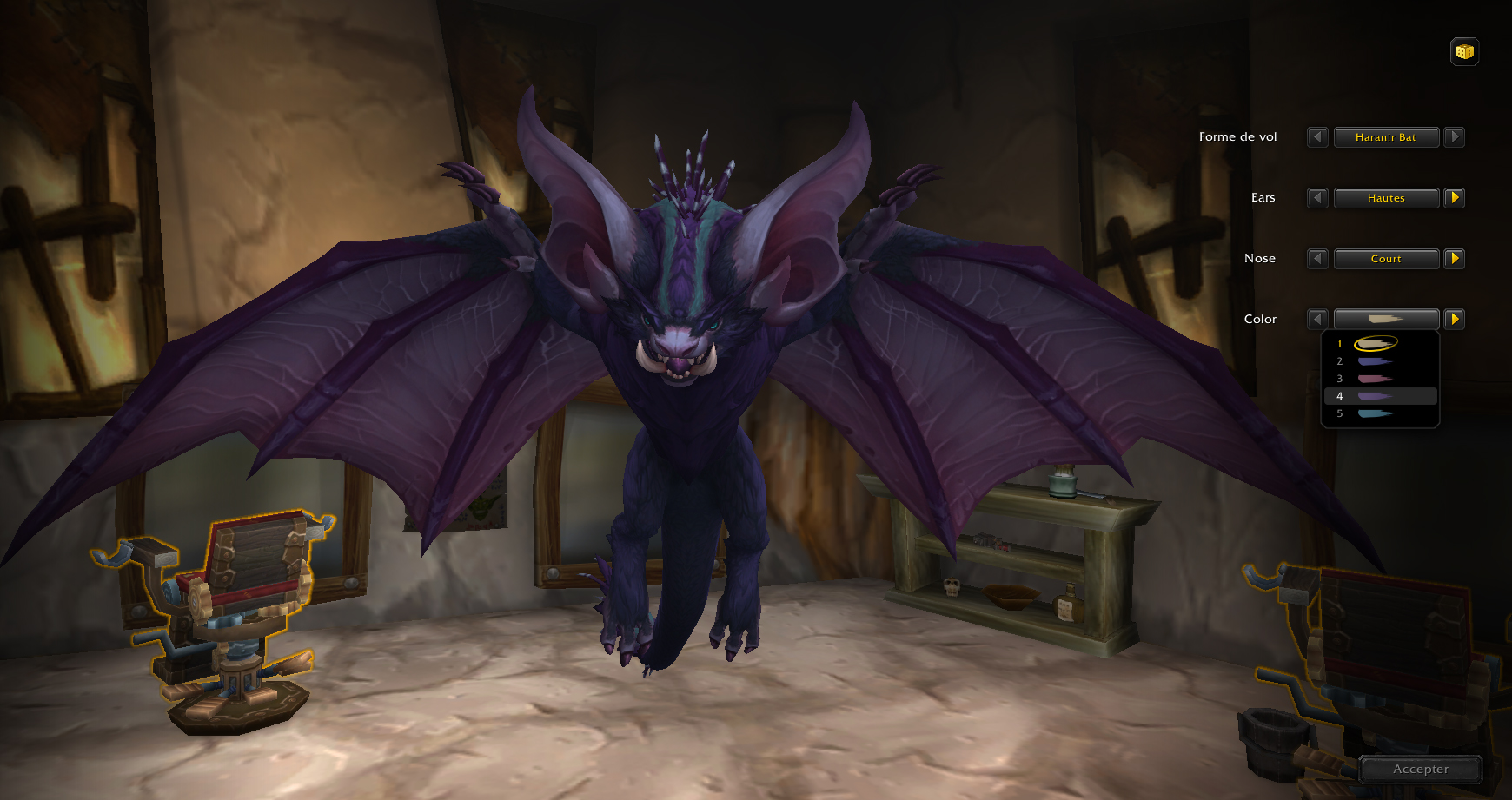 Haranir Druide : Forme de vol