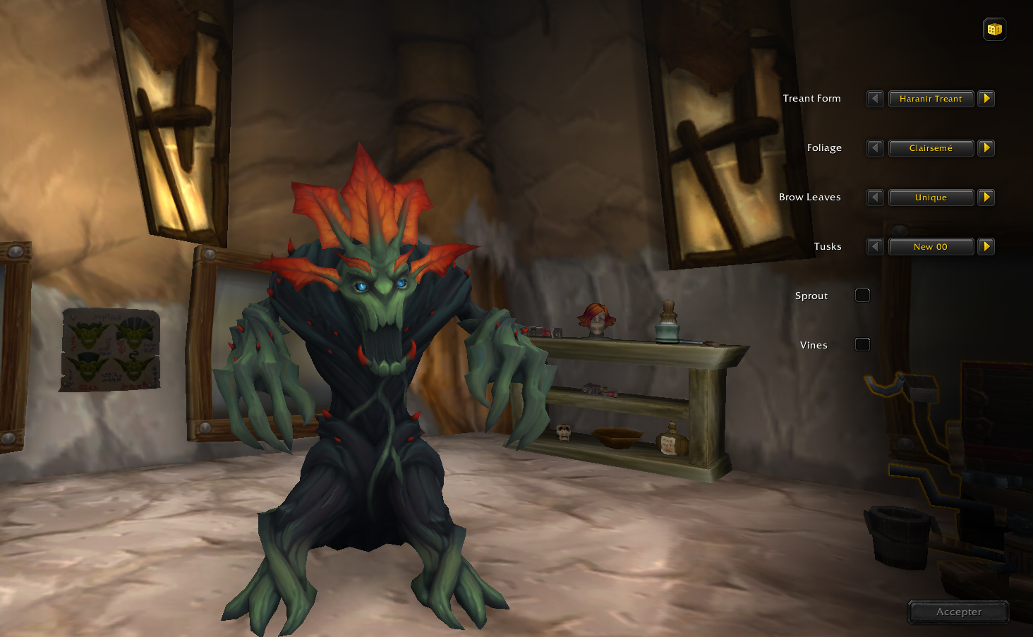 Haranir Druide : Forme de tréant