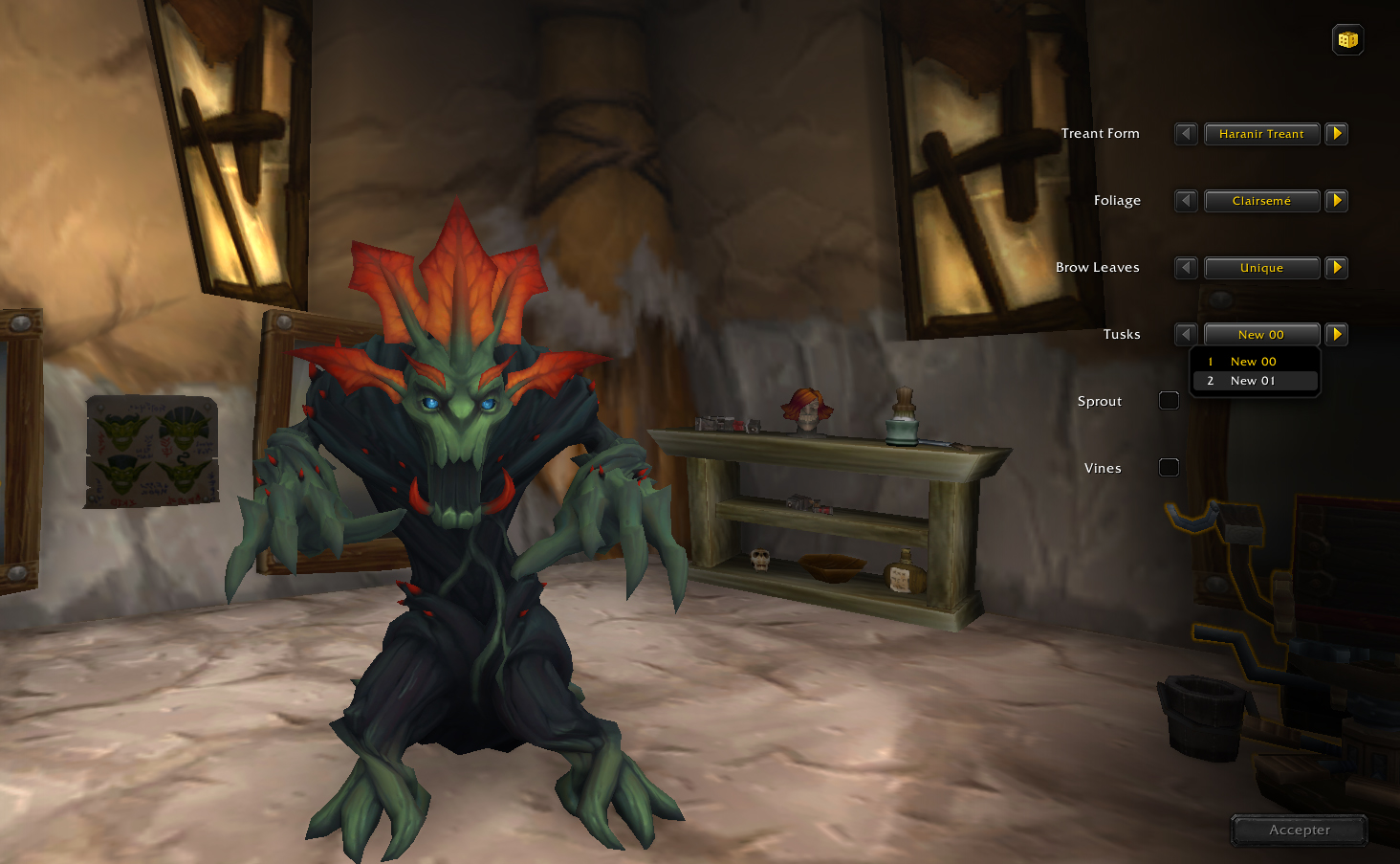 Haranir Druide : Forme de tréant